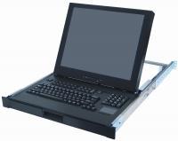 LMK1F-17, 1U Rackmount 17" LCD Keyboard Drawer, cherry keyboard & touchpad