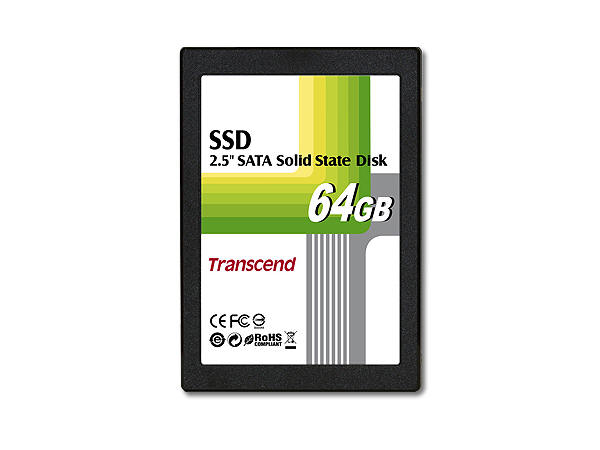 Transcend  2.5" 64GB, SATA Solid State Drive, SLC Flash Chip(Hi-Speed)