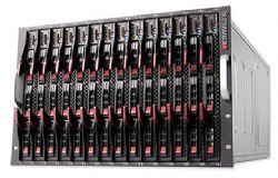 SuperBlade SBE-714D-D32,14x HS Server Blades, InfiniB/GB Ethernet Switch, KVM, CMM, 7U RM,1620W(1+1)