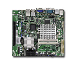 Supermicro X7SPE-H, Atom-D510, Video, 2x GB Lan, 6x SATA2+R5, SO-Dimm DDR2(4GB)