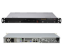 Super 1012C-MRF, 1x Opt-4100/6C, Video, 2x GB Lan, 2x Int Bays, IPMI, DDR3(64GB), 1U RM, 350W, 80+