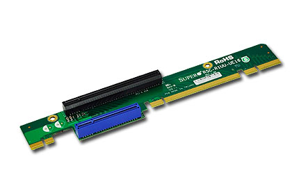 Supermicro RSC-R1UU-UE16 - 1 UIO(PCI-E x8), 1 PCI-E(x16), Passive