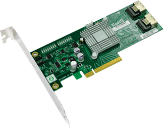 Supermicro AOC-SAS2LP-MV8, LP 8x CHs SAS/SATA, 600MB/s, PCI-e Controller, No Raid Support,