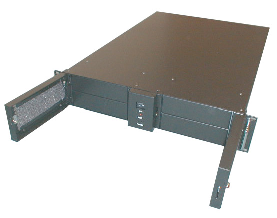 AIC RMC2F2-4-XP-2, 2U RM, 4x 5.25"+1x 3.5" Exposed+1x Int HDD, 2x USB, 300W P.S