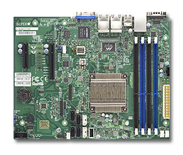 Supermicro A1SRM-2758F, Atom-C2758, Video, 4x GB Lan, 6x SATA2/3, IPMI, DDR3(64GB)