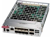 Super MBM-GEM-001, 2x 40Gb QSFP or 8x 10Gb/SFP+ Uplinks,56x 2.5Gb or 1Gb Downlinks MicroBlade Switch