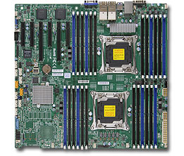 Super X10DRi-LN4+, 2x E5-2600v4/22C, Video, 4x GB/i350 LAN, 10x SATA3(C612)+R, IPMI, DDR4(3TB)