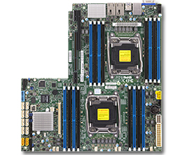 Super X10DRW-i, 2x E5-2600v4/22C, WIO+PCIe3(x32),Video,2x GB/i350 LAN,10x SATA3(C612)+R,IPMI,D4(2TB)