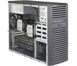 Super 7038A-i, 2xE5-2600v4, 6x PCIe,7.1 HD Audio, 2x GB/i210 LAN, 4xSATA3(C612)+R,D4(2TB),Tower/900W