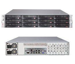 Super 6028R-E1CR12L, 2x E5-2600v4, Video,2x 10G/X540,12x HS SAS3(LSI3008/IT),IPMI,D4(3TB),2U/R920W