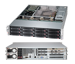 Supermicro SC826BE2C-R920W, 2U RM, WIO,12x 3.5"+2x 2.5" HS Bays,2x SAS3(12Gb/s) Expander,R920W(1+1)