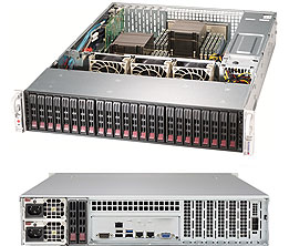 Super 2028R-ACR24H,2xE5-2600v4,Video,2x10G/X540,24xHS 2.5" SAS3(3xLSI3108/Raid,IPMI,D4(2TB),2U/R920W