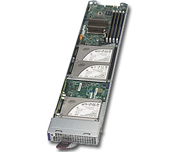 Super MiroBlade MBi-6118G-T41X, Xeon D-1541/8C16T, 2x 10GB/X550, 4x 2.5" Int Bays, VLP DDR4(128GB)