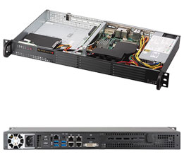 Super 5019S-TN4, E3-1585v5/4C8T, Video, 4x GB, 2x 3.5" or 4x 2.5" HDD,IPMI,D4/(32GB) SO-DIMM,1U/200W