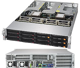 Super 6029U-TR4T,2x LGA3647,8x PCI-e,Video,4x10GB/X710,12x HS SATA3(C621)+R,IPMI,DDR4(3TB),2U/R1000W