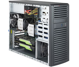 Super 7039A-i, 2x LGA3647, 6x PCIe, 7.1 HD Audio, 2x 1GB/C621, 10x SATA3(C621)+R,D4(2TB),Tower/1200W