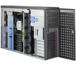 Super 7049GP-TRT,2xLGA3647,Up to 5x GPUs,Video,2x10GB/X550,8xHS SATA3(C621)+R,IPMI,D4(2TB),4U/R2200W