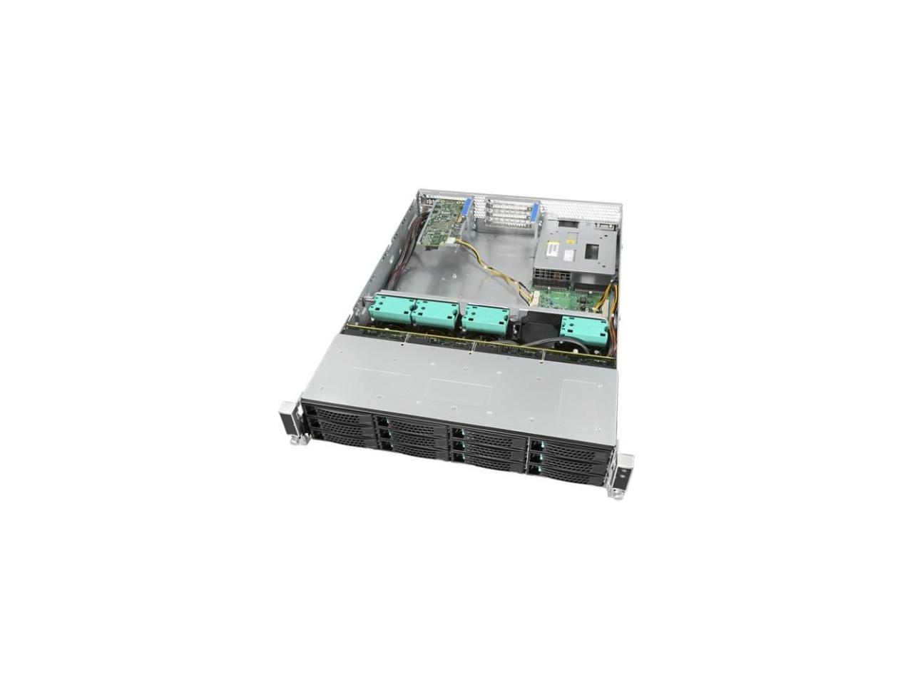 Intel® JBOD2312S3SP, 2U RM, 12x HS 3.5" or 2.5" SAS3/SATA Bays, 1x SAS Expander, R460W(1+1)