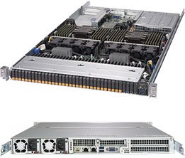 Super 1029P-NMR36L,2xLGA3647,Video,2x10GB/X550 LAN,32xHS PCIe NF1+4xM.2 Bays,IPMI,D4(3TB),1U/R1600W