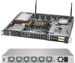 Super 1019D-16C-FHN13TP,D-2183iT/16C32T,VGA,2x10G/SFP+,9x1G&2x10G/RJ45,2xHSBay,IPMI,D4(512G),1U,500W