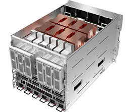 Super 9029GP-TNVRT,2xLGA3647,Up to 16xV100 GPU,Video,2x10G,16xHS 2.5" NVMe,IPMI,D4(3TB),10U/6xR3000W