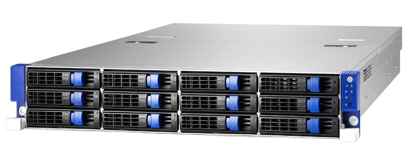 Tyan System J3250T70W12HR-U8 2U RM 12x3.5/2.5 inch Hot Swap 450W Hot Swap RPS 80+G SAS 12GB JBOD Br