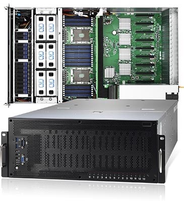 Tyan System B7109F77DV14HR-2T-N 4U Xeon S3647 14x2.5" Hot-swappable SSD/HDD 205W Retail