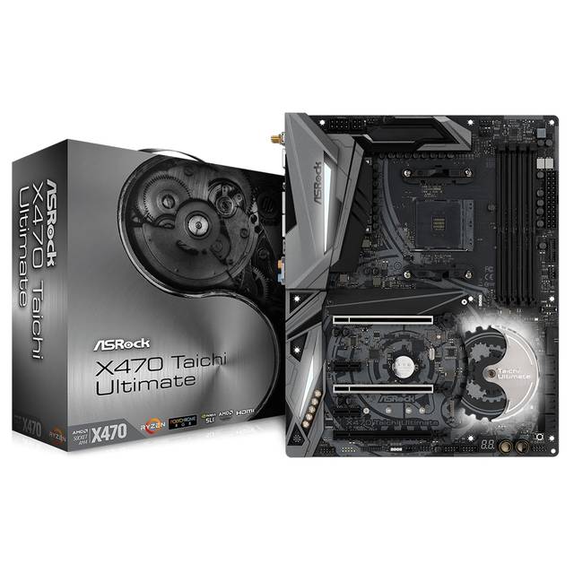ASRock X470 TAICHI ULTIMATE Socket AM4/ AMD X470/ DDR4/ Quad CrossFireX & Quad SLI/ SATA3&USB3.1/ M.