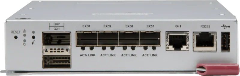 Super MBM-XEM-002+, 2x40G/QSFP+,4x10G/SFP+,1x 1G uplinks,56x 10/1Gbps downlinks,1 Console & USB Port