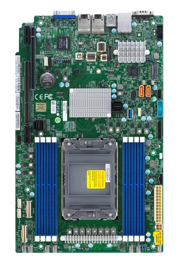 Super X12SPW-TF, 1x LGA-4189, WIO/2xPCI-E 4.0, VGA, 2x10GB/X550, 10xSATA3+R,4xNVMe x4,IPMI,DDR4(2TB)