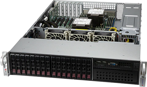 Super 220P-C9RT,2xLGA-4189,5xPCIe4.0,Video,2x10GB LAN,16xHS 2.5"(8xSAS3+8xSATA),IPM,D4(4T),2U/R1200W