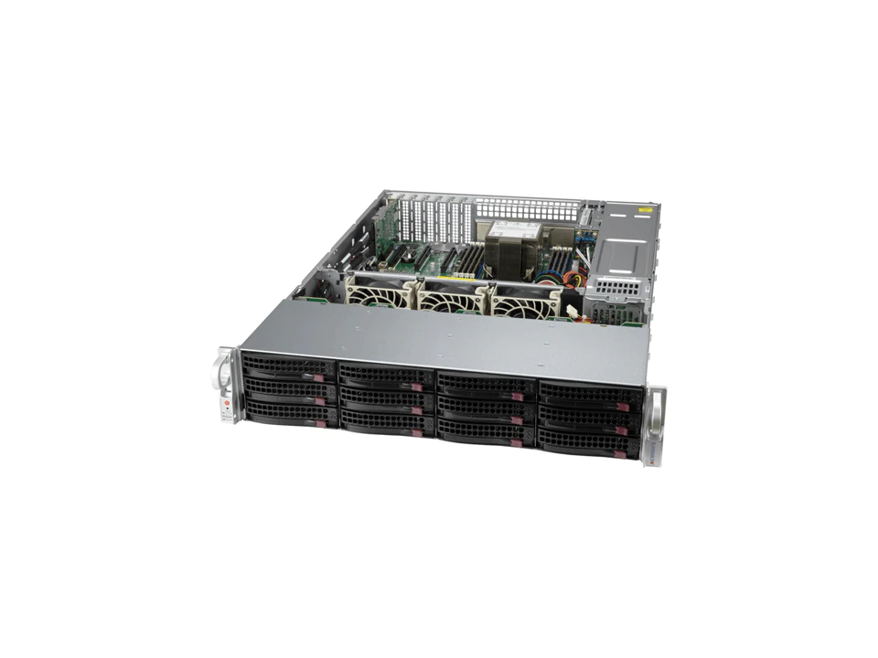 Super 520P-ACTR12L,1x LGA-4189, Video, 2x 10GB/X550,12xHS SAS3(3816/IT Mode),IPMI,D4(3TB),2U/R800W