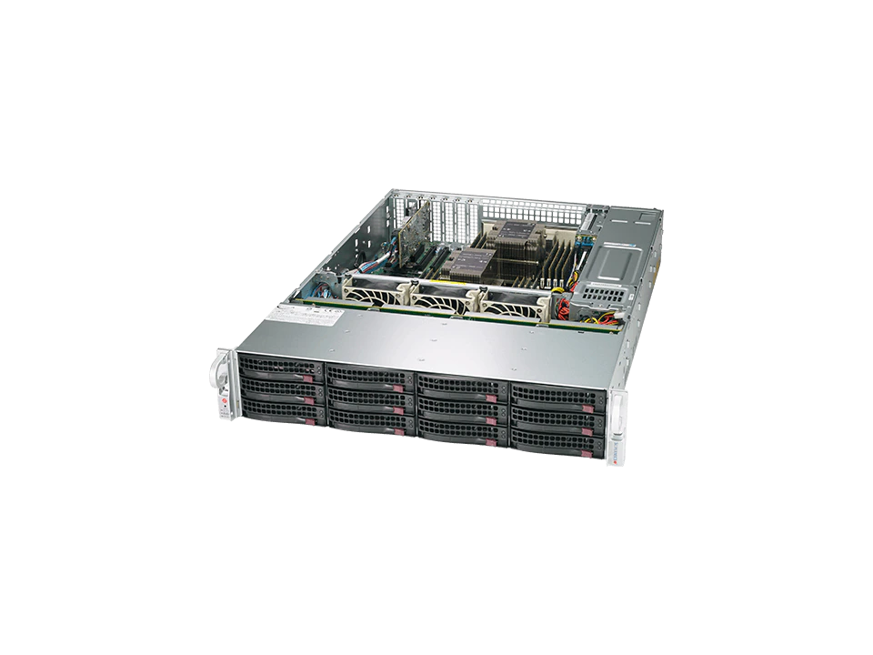 Super 620P-ACR12L, 2x LGA-4189, Video, 2x GB LAN, 12x HS SAS3(3816/IT Mode), IPMI, D4(4TB),2U/R1200W