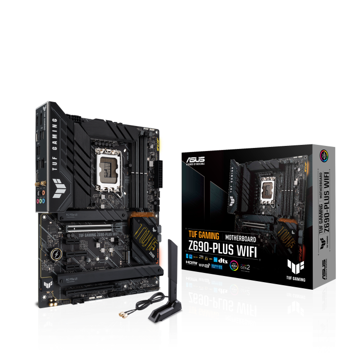 ASUS TUF GAMING Z690-PLUS WIFI Z690 LGA1700 Max.128GB DDR5 ATX