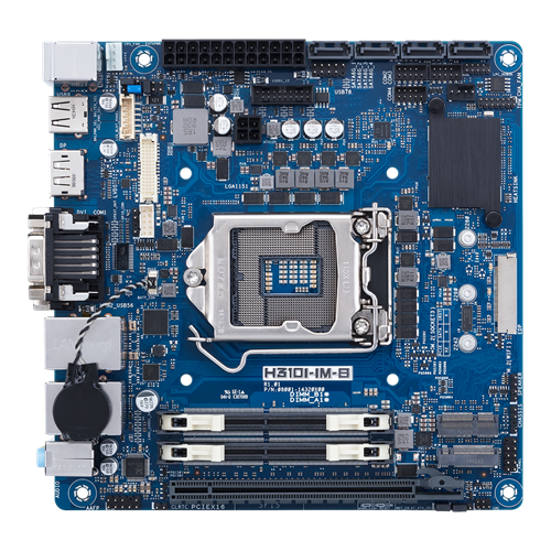 ASUS H310I-IM-B H310 LGA1151 64GB DDR4 2xSO-DIMM PCIE Mini-ITX