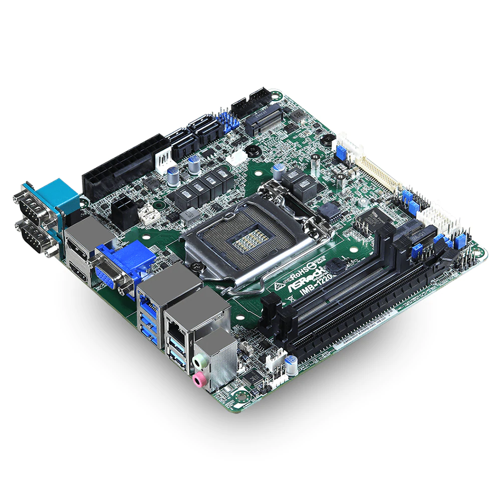 ASRock IMB-1221-D H420E Core i9 i7 i5 i3 LGA1200 64GB DDR4 Mini-ITX