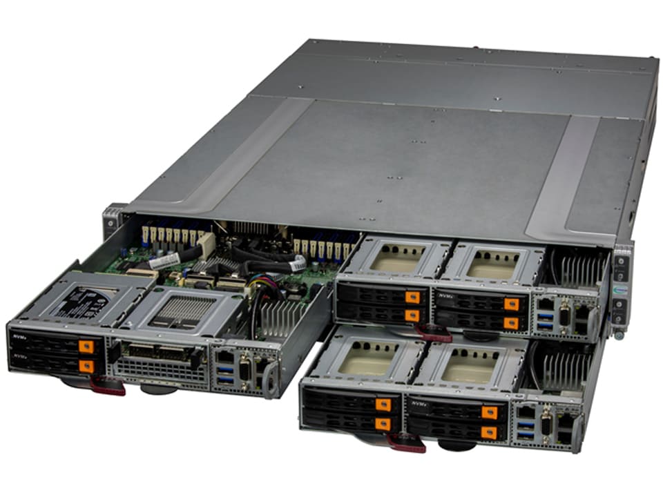Super 210GT-HNC8F,4xNode,1xLGA-4189,GrandTwin I/O M,AIOM,4xHS 2.5" SAS3(3808),IPMI,D4(6TB),2U/R2200W