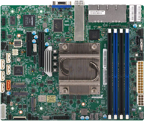 Super A3SSV-8C-SPLN10F, Atom P5322, 2x PCIe3.0,Video,2x 25GB/8x GB LAN,6x SATA3,M.2,IPMI DDR4(256GB)