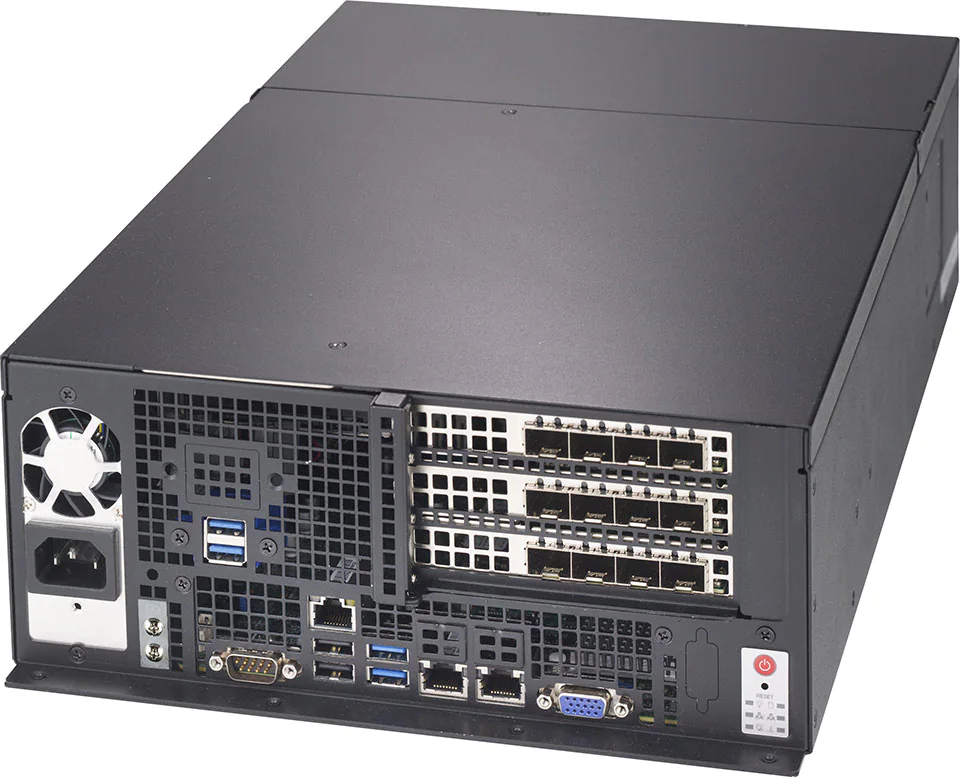 Super E403-12P-FN2T, 1x LGA-4189, 3x PCIe4.0,VGA,2x 10GB LAN,4x 2.5" SATA3+R,M.2,IPMI,Box PC/600W