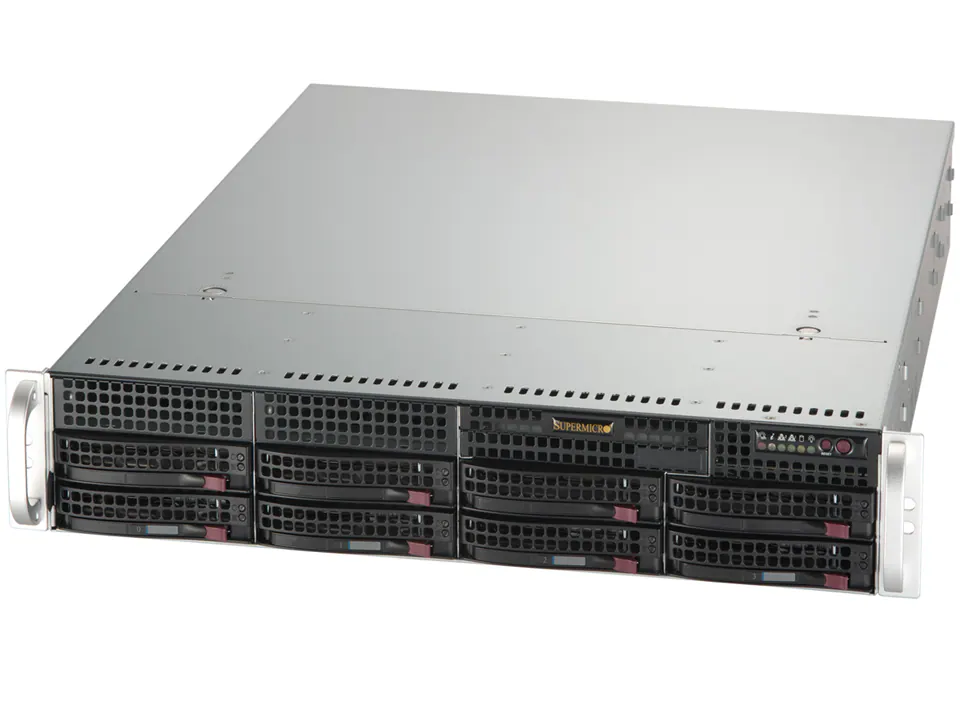 Super 2015A-TR,1xAMD Ryzen 7000 ,Video,2xGB,8xHS 3.5"/2.5" SAS/SATA,2xM.2,IPMI,D5(128GB),2U RM,R800W