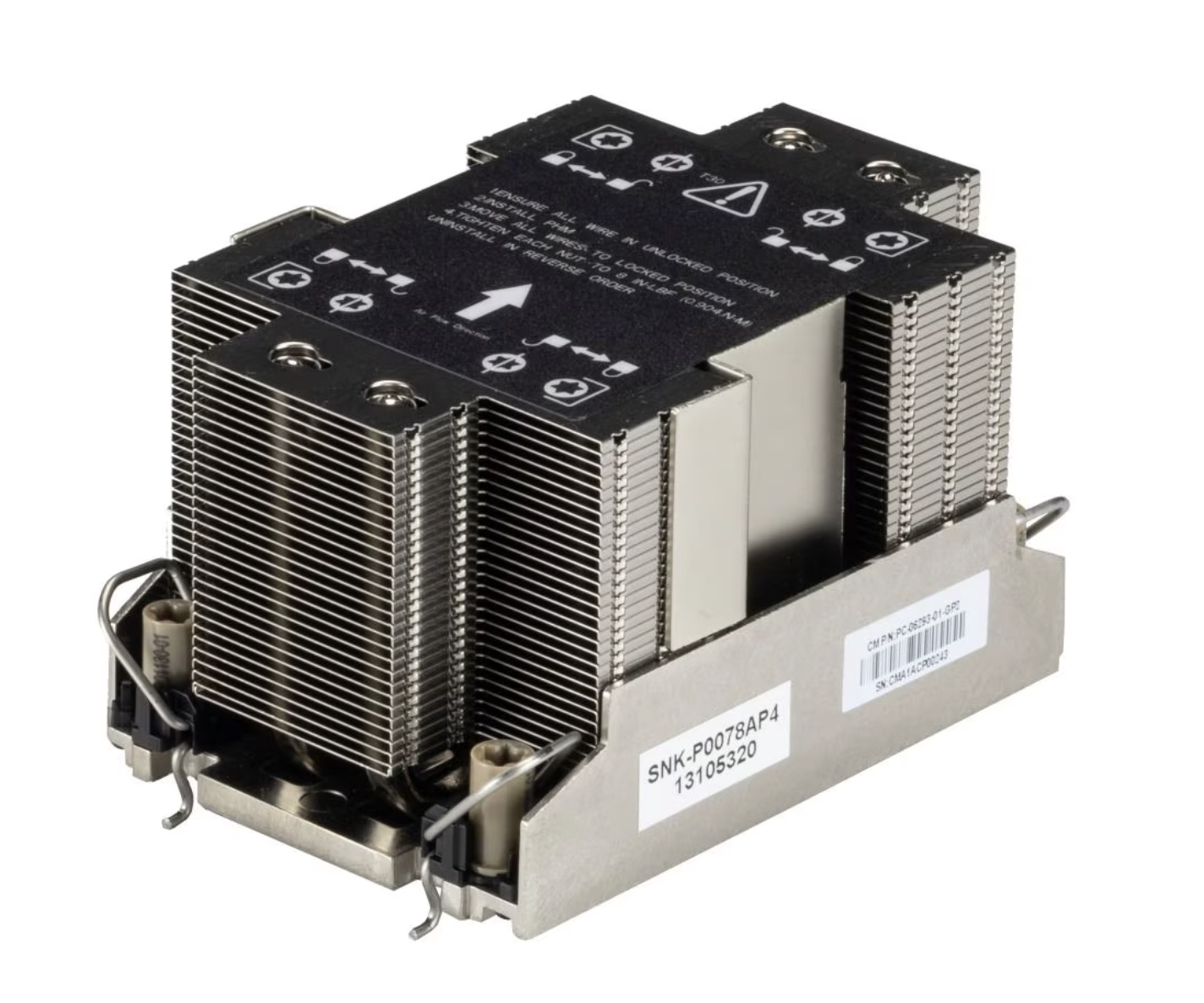 Supermicro 2U Active CPU Heat Sink Socket LGA4189 for X12, SNK-P0078AP4