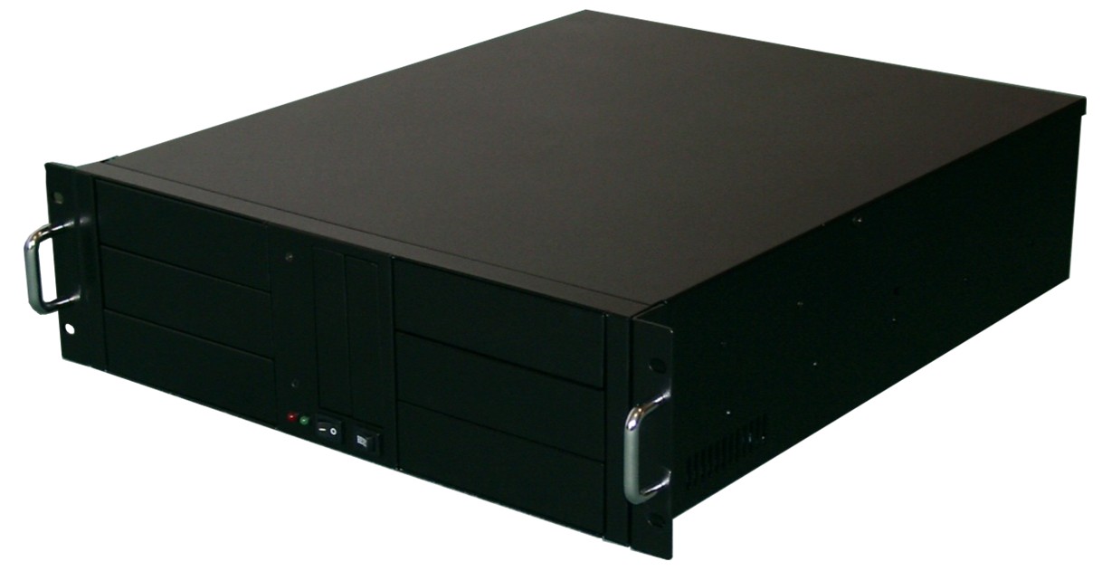 AIC RMC3N2-7-XP, 3U RM/Short, 6x 2.5"/2x 3.5" Exposed+1x Int Bays, 400W P.S