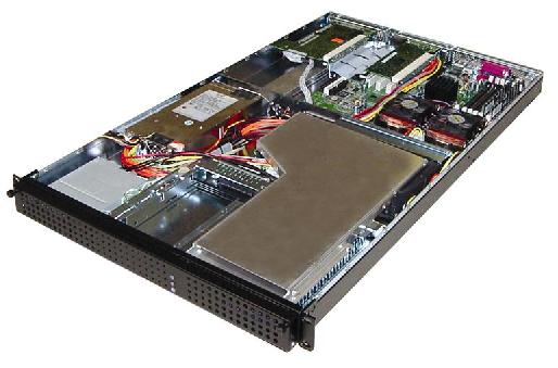AIC RMC1N2-5I-XLS, 2x HS SCSI, 1x Slim CD & FDD, 2x PCI Expansions(Full), 350W P.S