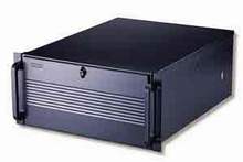 LZS RMC5S2-6 5U w/mini 2x400ATX Power Supply, Black