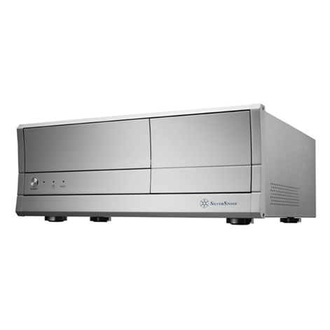 SilverStone LC03-S, Silver F Alum, 2x 5.25"/2x 3.5" Ext+2x 3.5" Int Bay, 300W  HTPC Desktop Case