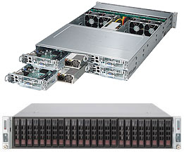 Super TwinPro2®(4xNodes) E5-2600v4+2.5" Server