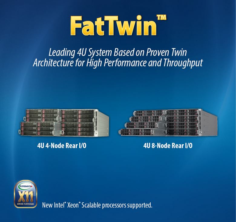 Super FatTwin(4xNodes)+3.5 Scalable Server