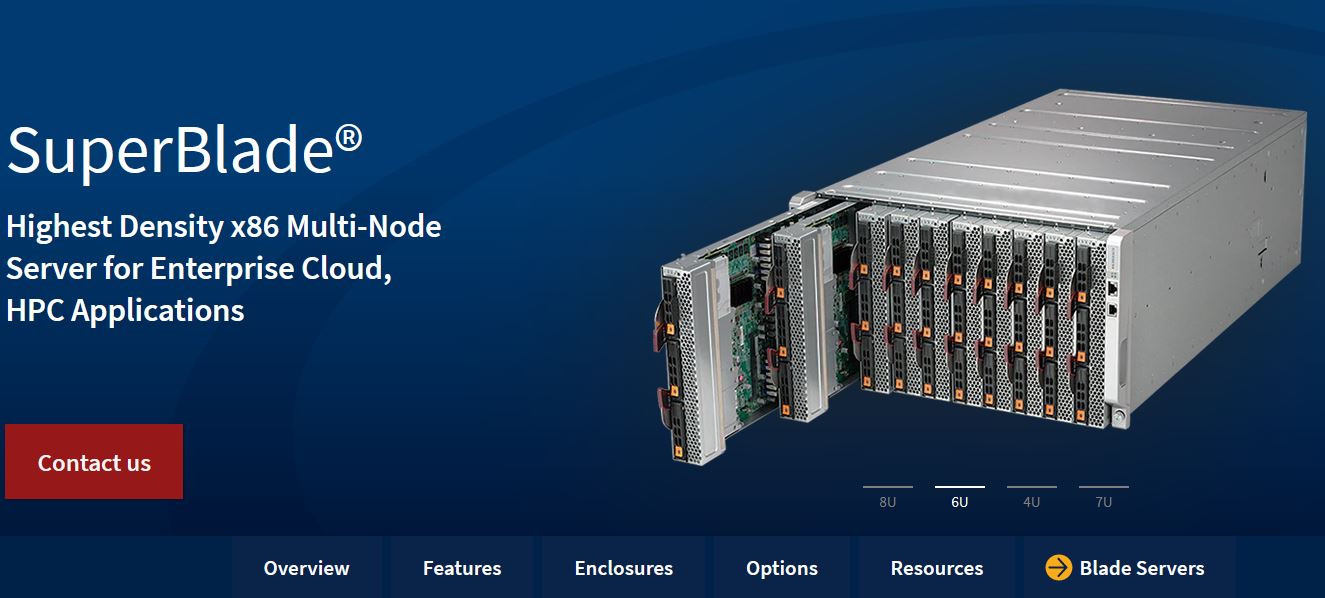 SuperBlade® 10x Nodes/3rdGen Scalable Server