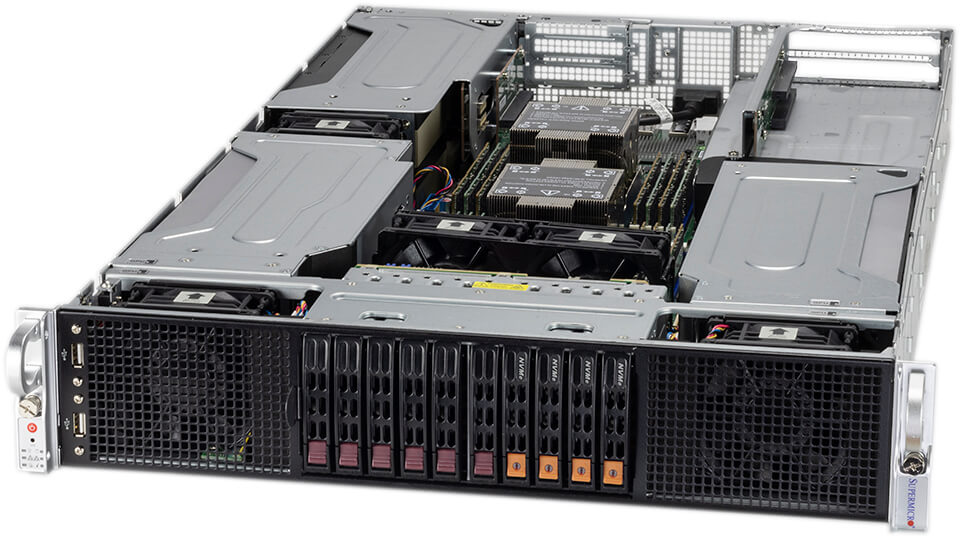 Super 3rdGen Scalable GPU 2U+2.5" Server