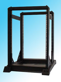 RACK-20U-FR, 20U Frame rack, 22" deep, black